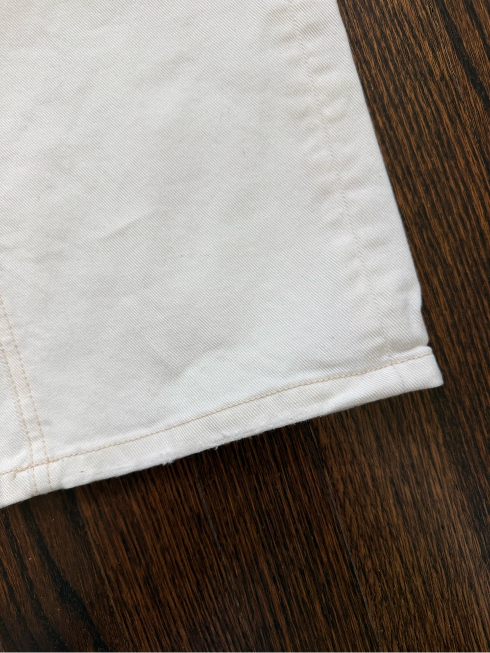 AYR Off-White Straight-Leg Jeans - Picture 6 of 6